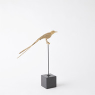 Global Views Perched Swallow - Brass - Sm