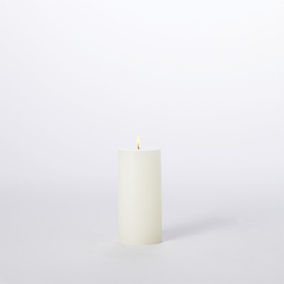 Global Views Pillar Candle - Unscented - 3 x 6