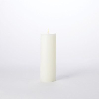 Global Views Pillar Candle - Unscented - 4 x 12