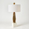 Global Views Pinecone Table Lamp - Brass