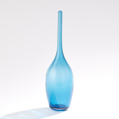 Global Views Pinnacle Bottle - Blue - Tall