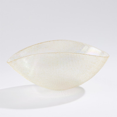 Global Views Pleated Bowl - Gold - Lg