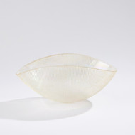 Global Views Pleated Bowl - Gold - Med