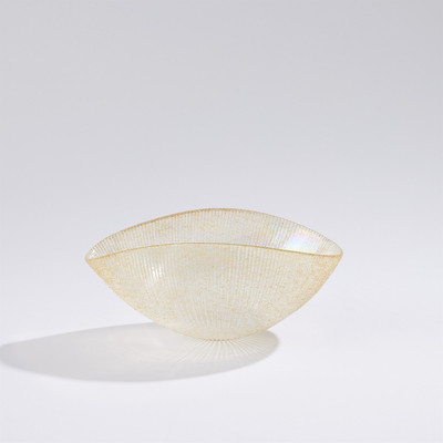 Global Views Pleated Bowl - Gold - Sm