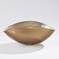 Global Views Pleated Bowl - Sandy - Lg