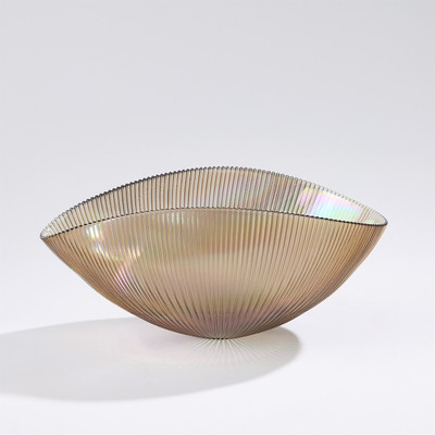 Global Views Pleated Bowl - Sandy - Med