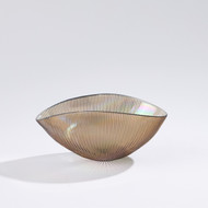 Global Views Pleated Bowl - Sandy - Sm