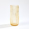 Global Views Pleated Glass Vase - Golden Flake