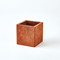 Global Views Posh Pencil Cup - Rust Suede