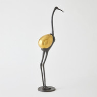 Global Views Precious Egg Sculpture - Brass