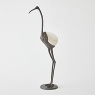 Global Views Precious Egg Sculpture - Nickel