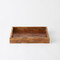Global Views Quartered Wood Tray - Sm