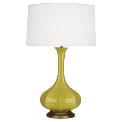Pike Table Lamp - Aged Brass - Citron