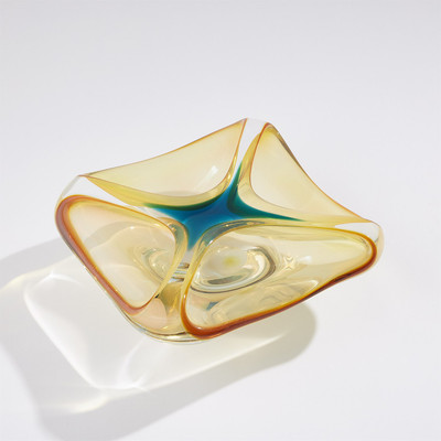 Global Views Quattro Vessel - Blue Gelp