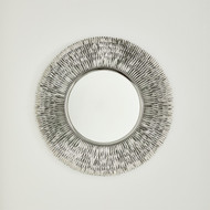 Global Views Quill Burst Mirror - Nickel
