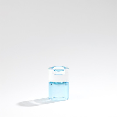 Global Views Radiant T - Lite Holder - Vase - Blue - Sm