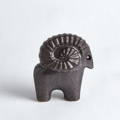Global Views Ram - Matte Antique Bronze
