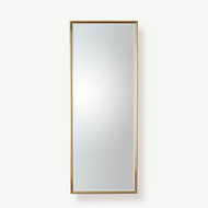 Global Views Reeves Floor Mirror - Brass