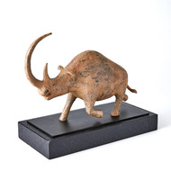 Global Views Rhino Cave Sculpture