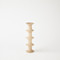 Global Views Ridge Alabaster Candlestick - Sand - Lg