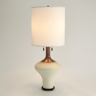 Global Views Ridge Bottle Lamp - Amethyst