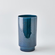 Global Views Rolo Vase - Dark Blue - Sm