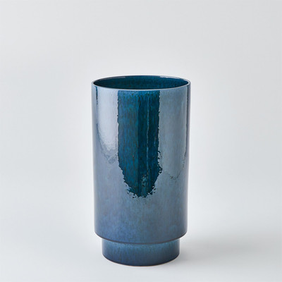 Global Views Rolo Vase - Dark Blue - Sm