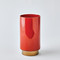 Global Views Rolo Vase - Red - Bronze - Sm