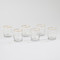 Global Views S - 6 Celebration DOF Glasses - Clear w - Gold Dots