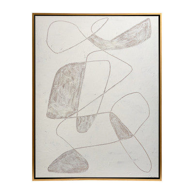 Global Views Scratch Loops Framed Art - Sable