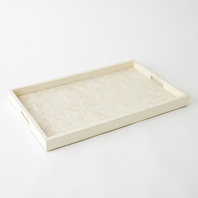 Global Views Searchlight Tray - Ivory