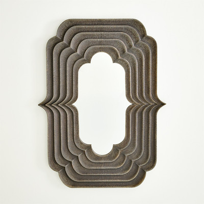 Global Views Sequential Mirror - Antique Gold - Lg