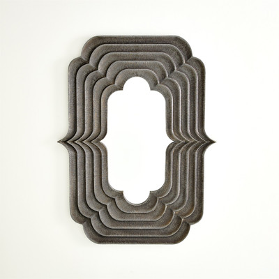 Global Views Sequential Mirror - Antique Silver - Lg