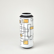 Global Views Sgraffito Vase - Lg