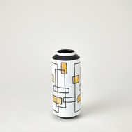 Global Views Sgraffito Vase - Sm