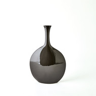 Global Views Silhouette Vase - Black - Round