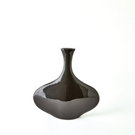 Global Views Silhouette Vase - Black - Wide