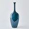 Global Views Silhouette Vase - Reactive Blue - Slim