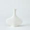 Global Views Silhouette Vase - White - Wide
