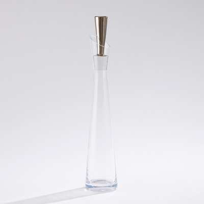 Global Views Slant Decanter - Platinum - Lg