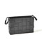 Global Views Soft Woven Leather Basket - Black - Sm