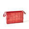 Global Views Soft Woven Leather Basket - Deep Red - Sm
