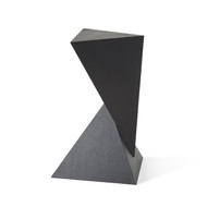 Global Views Spectrum Side Table - Blackened Oak