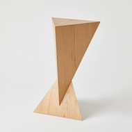 Global Views Spectrum Side Table - Oak