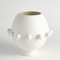 Global Views Spheres Collection Vase - Ivory