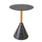 Global Views Spheres Drink Table - Ebony Cerused Oak