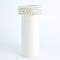 Global Views Spike Cylinder Vase - White - Lg