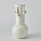 Global Views Spiral Handle Vase - Matte White - Lg