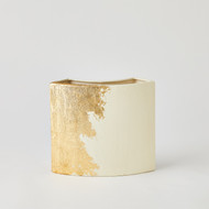 Global Views Splashy Gold Leaf Vase - Sm