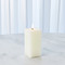 Global Views Square Pillar Candle - Unscented - 3 x 6